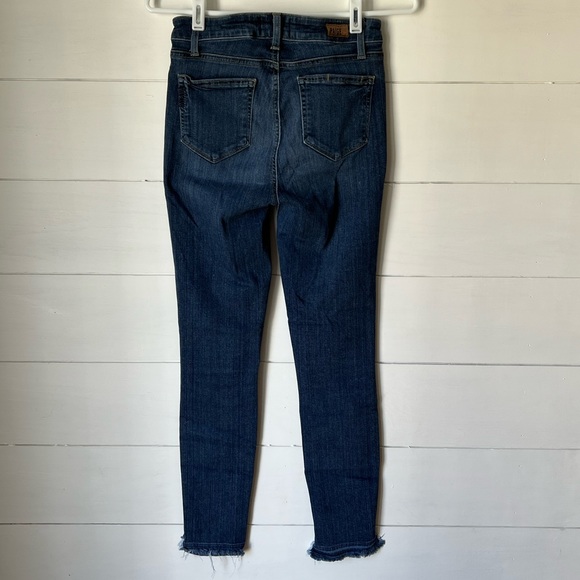 PAIGE Hoxton Ankle High-Rise Skinny Jeans in Putney - Picture 8 of 9